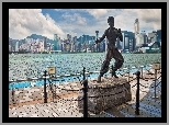 Morze, Bruce Lee, Miasto, Hong Kong, Pomnik